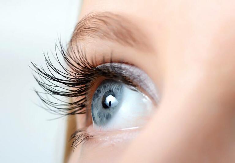 Close up of woman's eye