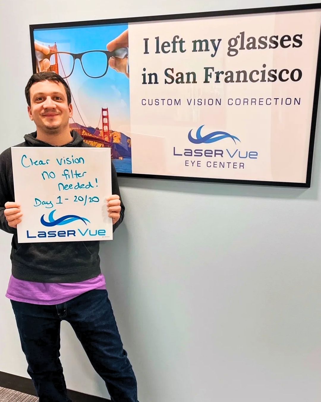 LaserVue Eye Center Alec G. LASIK Testimonial Photo