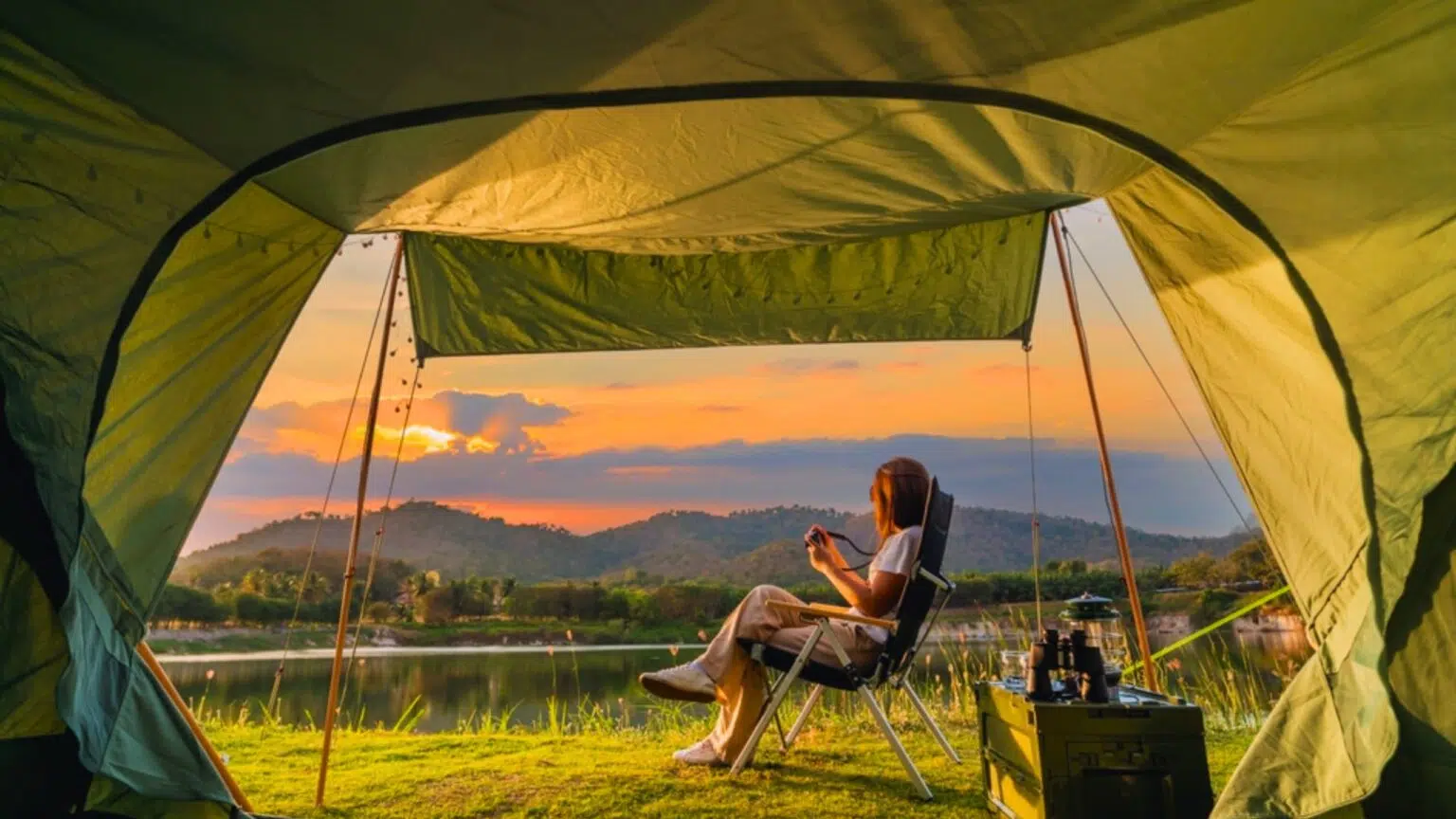 Woman Camping Tent JPG .jpg