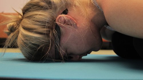 Yoga Pose with Glasses