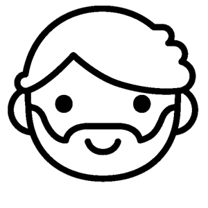 Man's face icon