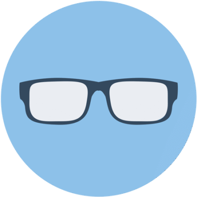 Eyeglasses icon