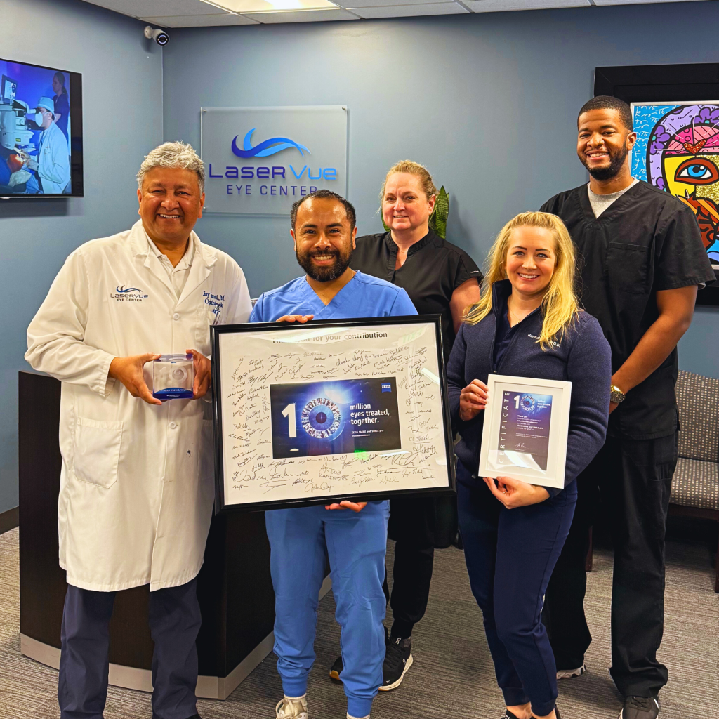 Dr. Jay Bansal at ZEISS SMILE 10 million eyes celebration, LaserVue Eye Center, LASIK alternatives expert