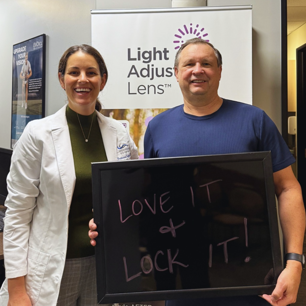 laservue eye center light adjustable lens cataract surgery lens exchange patient testimonial john