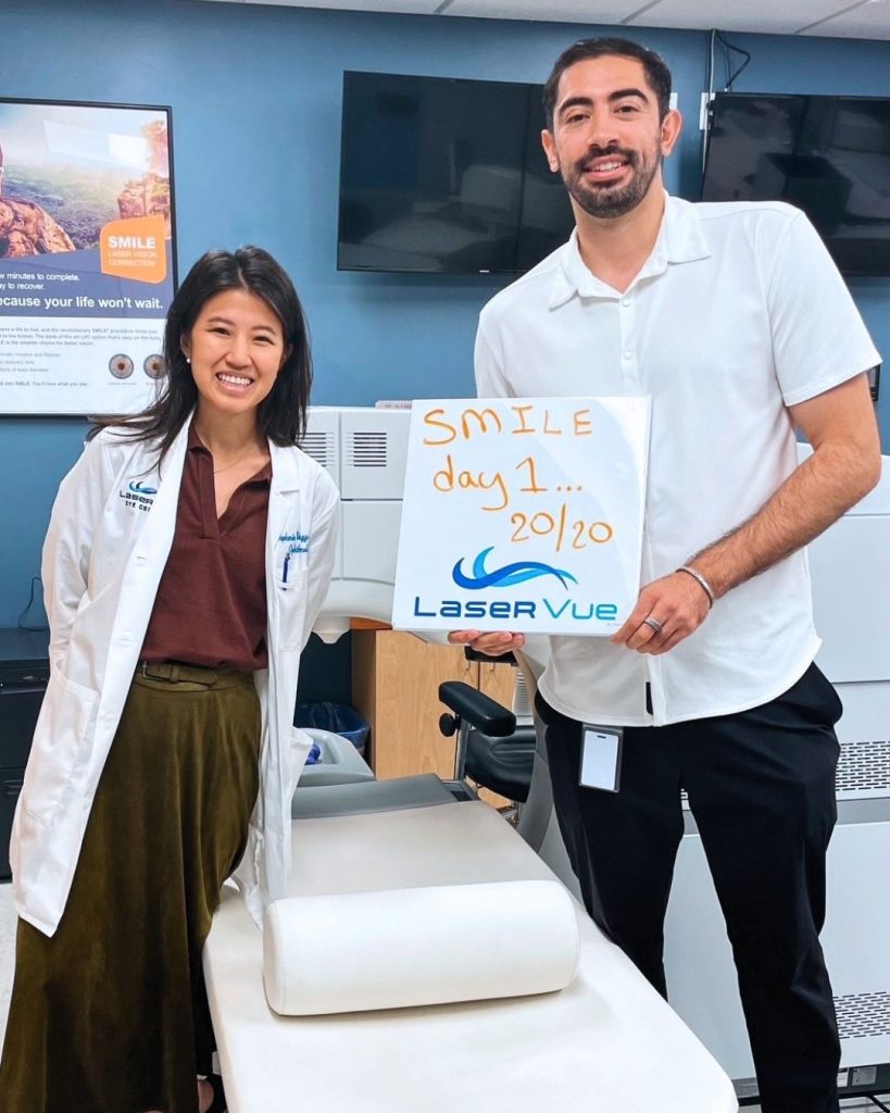 SMILE patient testimonial at Laservue Eye Center san francisco dr stephanie wangyu