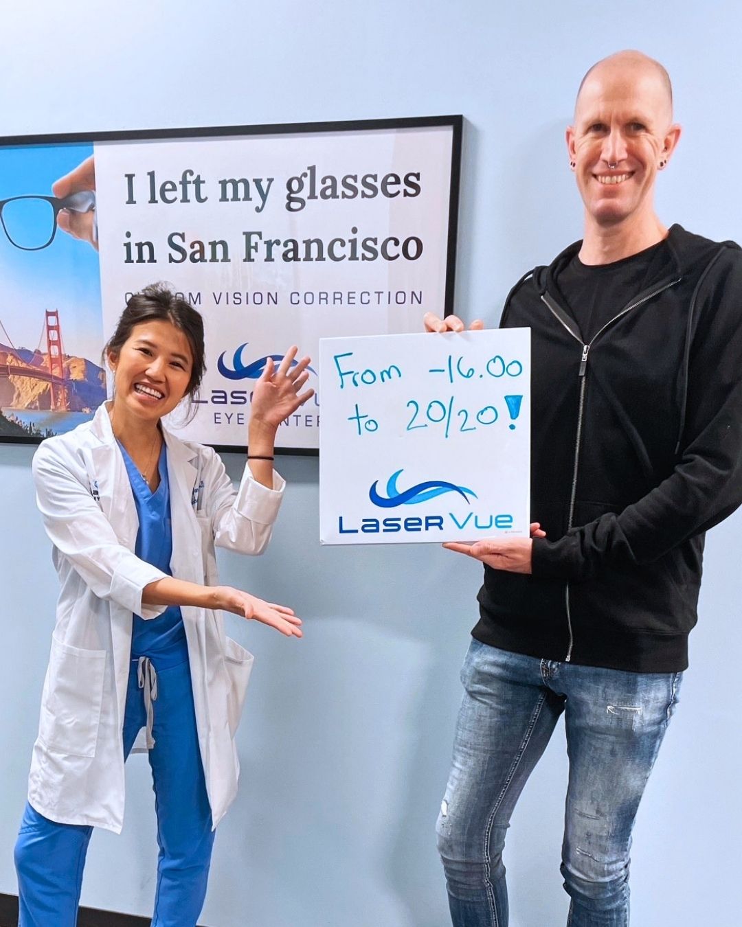 William R. received Refractive Lens Exchange with the PanOptix Pro IOL lens at LaserVue Eye Center in San Francisco with Dr. Stephanie Wangyu